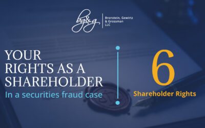 What Are Your Rights as a Shareholder in a Securities Fraud Case?