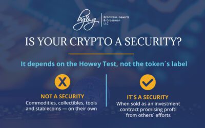 Crypto and Securities Fraud: When Do Digital Assets Qualify as Securities?
